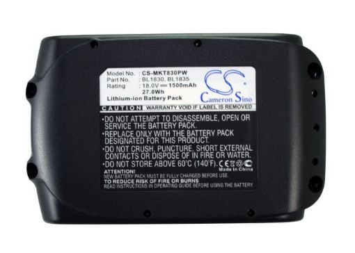 Makita XWT06Z XWT05Z XWT04Z Battery (p/n 194065-3 194066-1) - 1