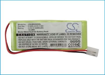 Picture of Battery for Bosch Somfy BD6000 Somfy BD5000 (p/n E-BRLX620-1-NC)