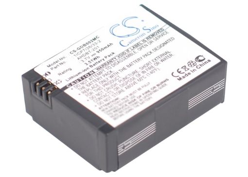 Battery for GoPro Hero3/3+ Silver & Black Edition (1ICP7/26/33-2) - 1