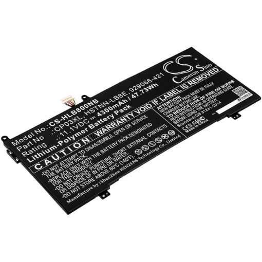 Picture of Battery for Hp Spectrex360 Convertible 13 Spectre x360 Convertible 13t Spectre x360 Convertible (p/n 929066-421 929072-855)