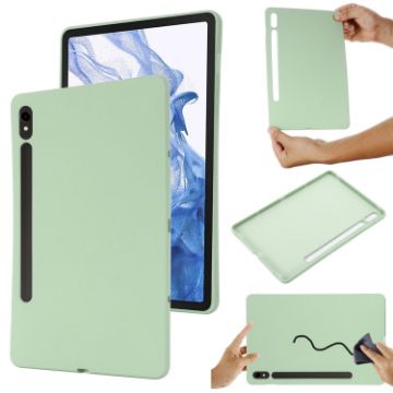 Samsung Galaxy Tab S9 FE Green Silicone Shockproof Tablet Case - 1