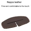 Picture of For BMW 1pair Seatbelt Insert Protector Bumper Belt Chuck Decoration (Brown)