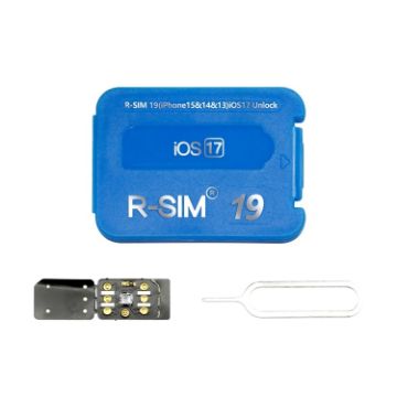 Picture of R-SIM 19 Turns Locked Phone Into Unlocked iOS17 System Universal 5G Unlocking Card