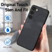 Samsung Galaxy S9 Vintage Leather PC Back Cover Phone Case - Black - 5