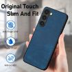 Samsung Galaxy S8 Vintage Leather PC Back Cover Phone Case Blue - 5