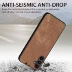 Samsung Galaxy A71 5G Vintage Leather PC Back Cover Phone Case Brown - 3