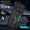 Samsung Galaxy A05s Armor PC + TPU Camera Shield Phone Case - Black - 6