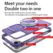 iPhone XR MagSafe Metal Holder Frosted Translucent Phone Case Black - 3