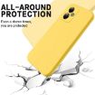 Yellow Silicone Shockproof Phone Case for Motorola Moto G14 - 5
