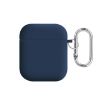 Picture of For AirPods 2 / 1 PC Lining Silicone Bluetooth Earphone Protective Case (Midnight Blue)