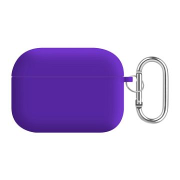 Picture of For AirPods 3 PC Lining Silicone Bluetooth Earphone Protective Case (Dark Purple)