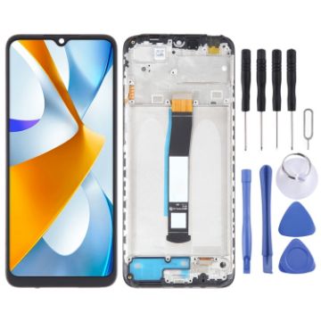 OEM LCD Screen For Xiaomi Poco C40 Digitizer Full Assembly - 1