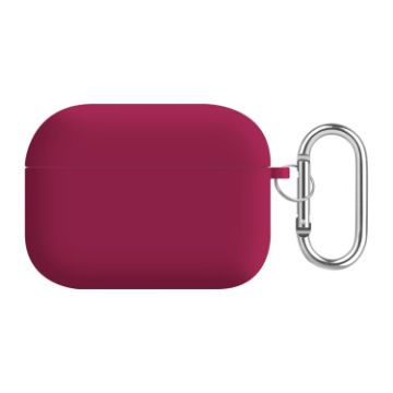 Picture of For AirPods Pro 2 PC Lining Silicone Bluetooth Earphone Protective Case (Rose Red)