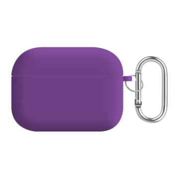 Picture of For AirPods Pro 2 PC Lining Silicone Bluetooth Earphone Protective Case (Purple)