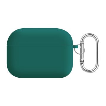 Picture of For AirPods Pro PC Lining Silicone Bluetooth Earphone Protective Case (Dark Green)