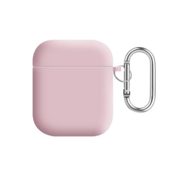Picture of For AirPods 2 / 1 PC Lining Silicone Bluetooth Earphone Protective Case (Sandy Pink)
