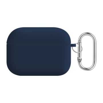 Picture of For AirPods Pro 2 PC Lining Silicone Bluetooth Earphone Protective Case (Midnight Blue)