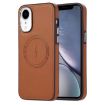 Picture of For iPhone XR Side Leather Magsafe Phone Case (Brown)
