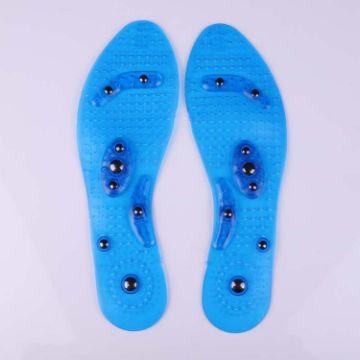 Picture of One Pair Breathable Running Shock Absorption Massage Insole, Size:L About 29cm (Blue)