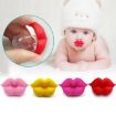 Picture of 3 PCS Newborn Pacifier Red Lips Dummy Pacifiers Funny Silicone Baby Nipples Teether Soothers Pacifier (Pink)