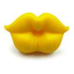 Picture of 3 PCS Newborn Pacifier Red Lips Dummy Pacifiers Funny Silicone Baby Nipples Teether Soothers Pacifier (Yellow)
