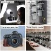 Picture of For Canon EOS 5D Mark IV Non-Working Fake Dummy DSLR Camera Model Photo Studio Props with with 24-70 Lens & Hood