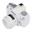 Picture of Non-Working Fake Dummy DSLR Camera Model DF Model Room Props Ornaments Display Photo Studio Camera Model Props, Color:White (Without Hood)