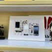 Picture of For iPhone 4 Non-Working Fake Dummy 3D Mobile Phone Photo Frame Mounting Disassemble Specimen Frame (White)