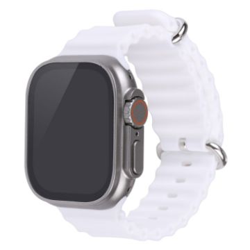Picture of For Apple Watch Ultra 49mm Black Screen Non-Working Fake Dummy Display Model (White)