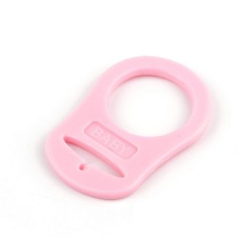 Picture of Dummy Pacifier Holder Clip Adapter Ring Button Style Pacifier Adapter (C17)