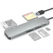 Rocketek CR308 USB3.0 Card Reader 5 in 1 (Silver Grey) - 1
