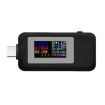 Picture of KWS-1902C Color Type C USB Tester Current Voltage Monitor Power Meter Mobile Battery Bank Charger Detector (Black)