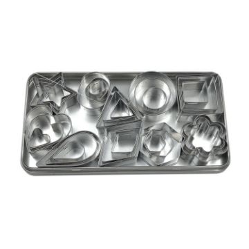 Picture of 30 PCS / Set Stainless Steel Biscuit Mold