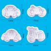 Picture of 3 Sets Plastic Decorative Biscuit Mold Transportation Tool Series Biscuit Spring Mold (B)