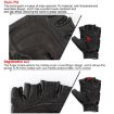 Picture of AK All-Purpose Outdoor Half Finger Gloves (Black)