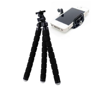 Picture of Flexible Octopus Bubble Tripod Holder Stand Mount for Mobile Phone / Digital Camera (Black)