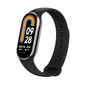 Picture of Original Xiaomi Mi Band 8 1.62 inch AMOLED Screen 5ATM Waterproof Smart Watch, Support Blood Oxygen / Heart Rate Monitor (Black)