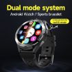Picture of Z40 1.6 inch TFT Screen 4G LTE Android Dual Camera Smart Watch, Support Blood Pressure / Blood Oxygen Monitoring (Black)