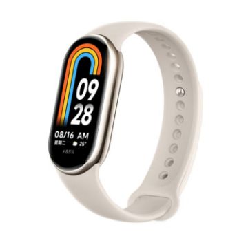 Picture of Original Xiaomi Mi Band 8 1.62 inch AMOLED Screen 5ATM Waterproof Smart Watch, Support Blood Oxygen / Heart Rate Monitor (Light Gold)
