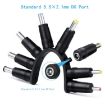 Picture of 8 In 1 DC Power Cord USB Multi-Function Interchange Plug USB Charging Cable (Black)