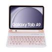 Picture of For Samsung Galaxy Tab A9 X110/X115 A221B Candy Color TPU Bluetooth Keyboard Leather Tablet Case with Pen Holder (Pink)