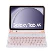 Samsung Galaxy Tab A9 X110/X115 A221B Pink TPU Bluetooth Keyboard Leather Case - 2