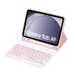 Picture of For Samsung Galaxy Tab A9 X110/X115 A221B Candy Color TPU Bluetooth Keyboard Leather Tablet Case with Pen Holder (Pink)