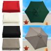 Picture of Polyester Parasol Replacement Cloth Round Garden Umbrella Cover, Size: 3m 6 Ribs (Black)