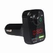 Picture of X3 Wireless 5.0 Handsfree Car Kit FM Wireless Audio Receiver Transmitter MP3 Player Dual USB Digital Fast Charger
