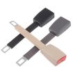 25cm Car Seat Belt Extension Snap Button, Black - 2