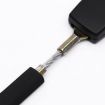 25cm Car Seat Belt Extension Snap Button, Black - 6