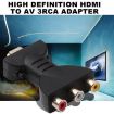Picture of Gold-plated HDMI Male to 3 RCA Video Audio Adapter AV Component Converter for DVD Projector