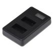 Picture of GP158-B LCD Screen Dual Batteries Charger for GoPro HERO3+ /3 (AHDBT-301, AHDBT-302), Displays Charging Capacity