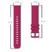 Garmin Vivoactive 3 20mm White Silicone Watch Band - 6